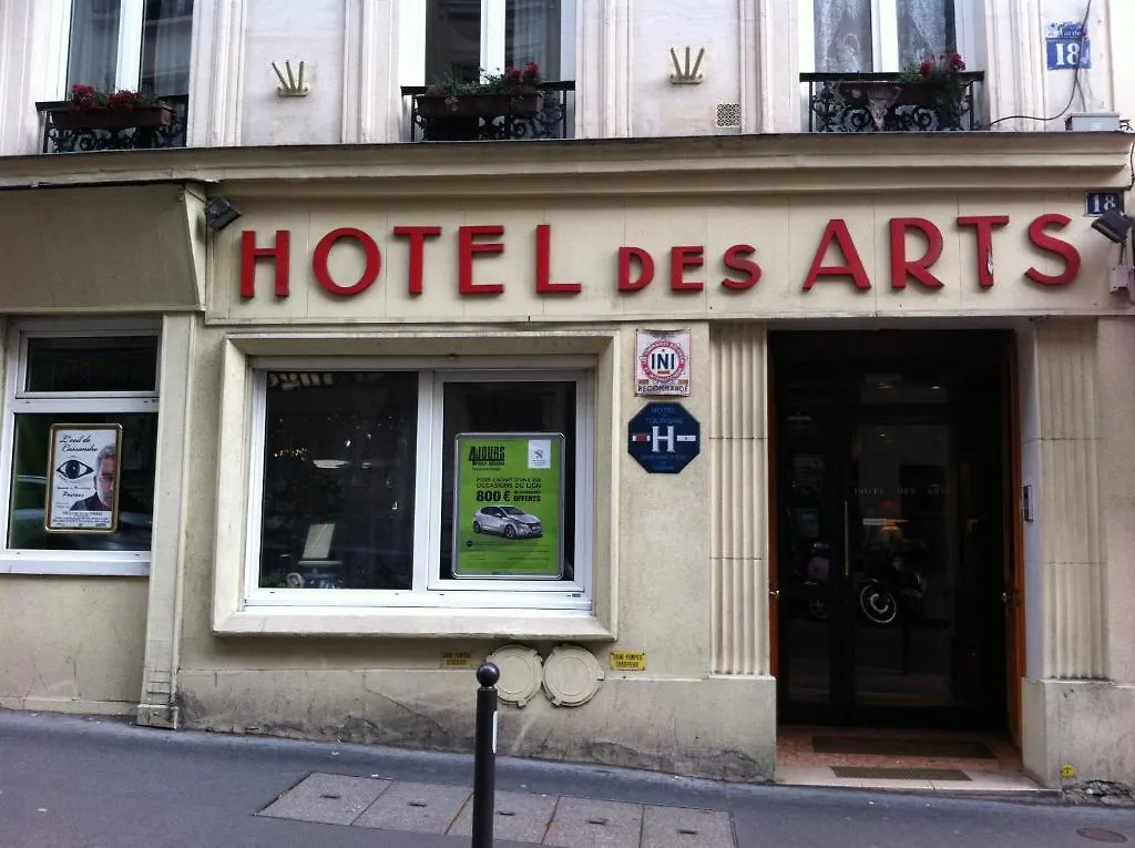 Hotel Des Arts Paris France